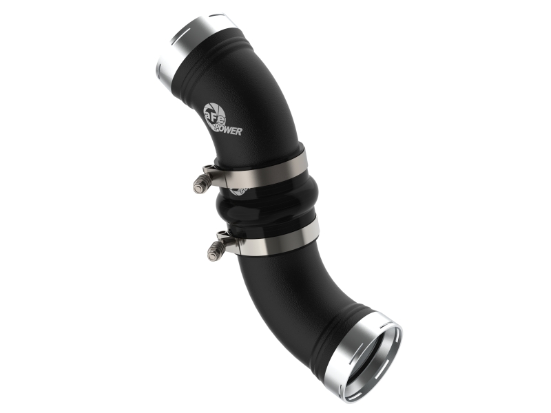 GMC Sierra 3500HD Intercooler Charge Pipe Kit - aFe - BladeRunner with Quick-Connect Adapters - Black - `06-`10