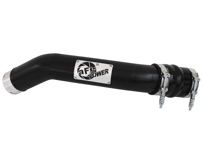Ford Diesel Trucks Intercooler Hot Side Tube - aFe - BladeRunner 3 IN Aluminum - Black - `11-`15