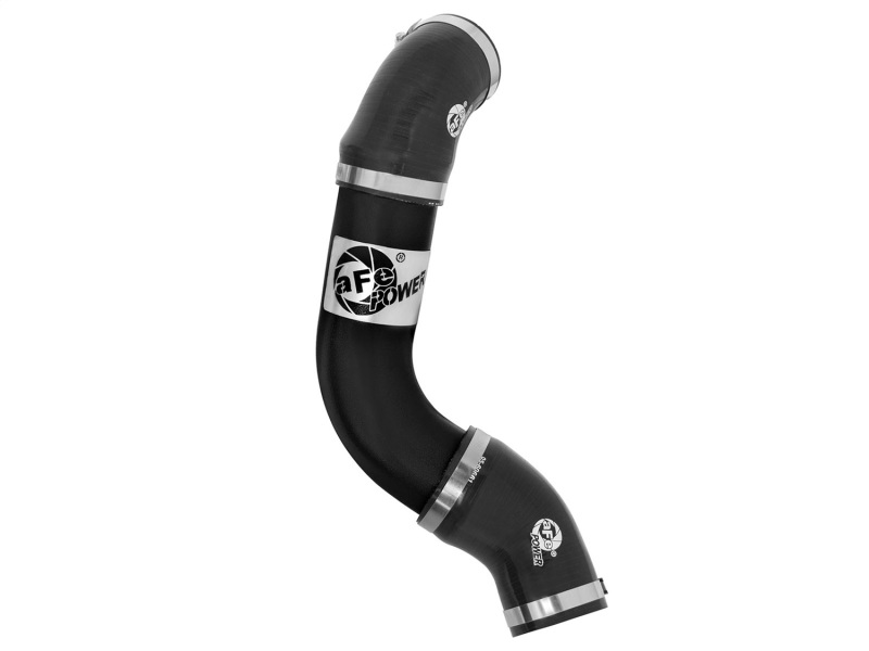 Ford Mustang Intercooler Tube - Cold Side - aFe - 3in BladeRunner - Black - `15-`16