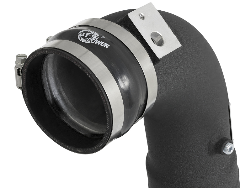 Ford F-150 Intercooler Tube - Cold Side - aFe - BladeRunner 3.5in to 3in - Black - `17-`19