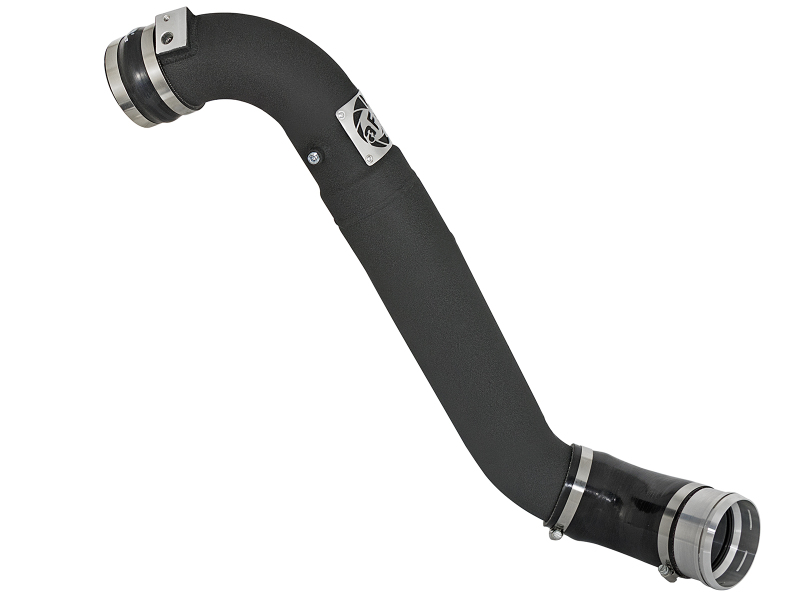 Ford F-150 Intercooler Tube - Cold Side - aFe - BladeRunner 3.5in to 3in - Black - `17-`19