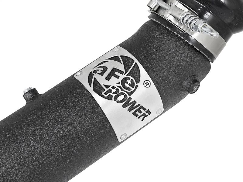 Chevrolet Silverado 3500HD Intercooler Tube Kit - Hot/Cold - aFe - BladeRunner 3in/3-1/2in Aluminum - Black - `17-`19