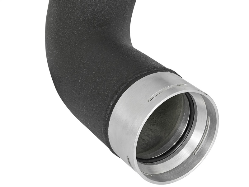 Chevrolet Silverado 3500HD Intercooler Tube Kit - Hot/Cold - aFe - BladeRunner 3in/3-1/2in Aluminum - Black - `17-`19