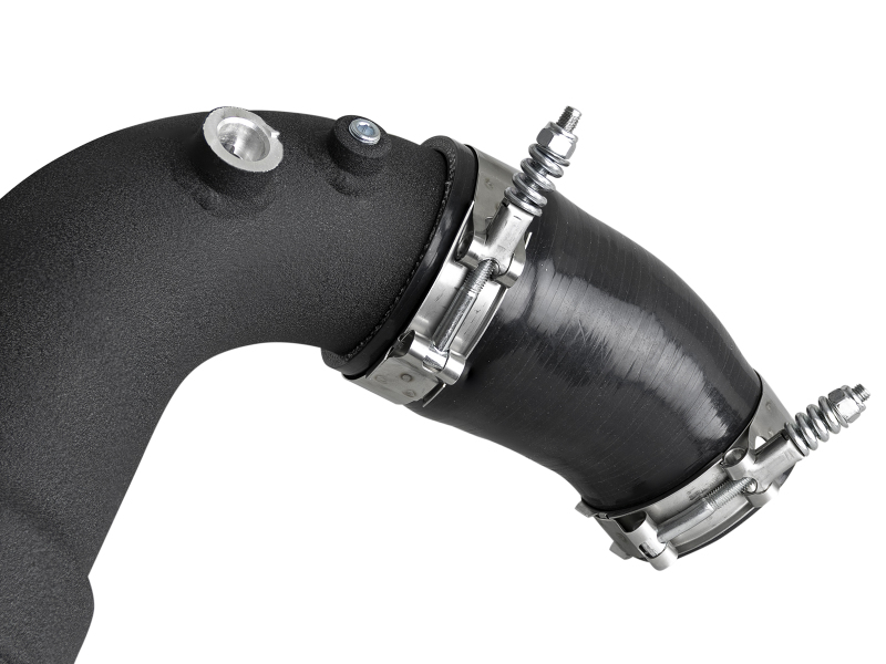 Ford F-150 Intercooler Cold Side Tube - aFe - BladeRunner 3-1/2 IN to 3 IN - Black - `18-`19