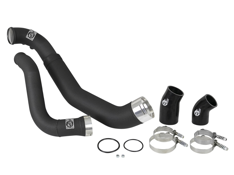Ford F-150 Intercooler Cold Side Tube - aFe - BladeRunner 3-1/2 IN to 3 IN - Black - `18-`19