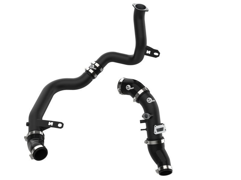 Hyundai Kona N Intercooler Charge Pipe Kit - aFe - BladeRunner - Black - `22-`23