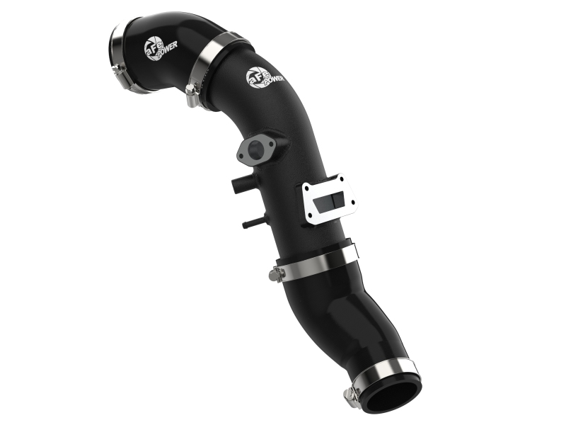Hyundai Veloster N Cold Charge Pipe - aFe - BladeRunner 2-3/4 in Aluminum - Black - `19-`22