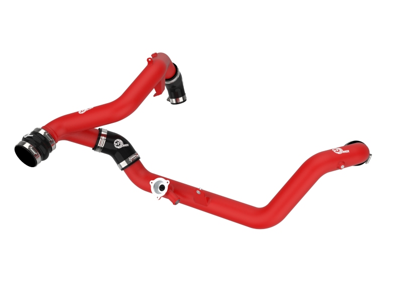 Ford Explorer ST Hot Charge Pipe - aFe - Bladerunner 2-1/4 IN Aluminum - Red - `20-`23