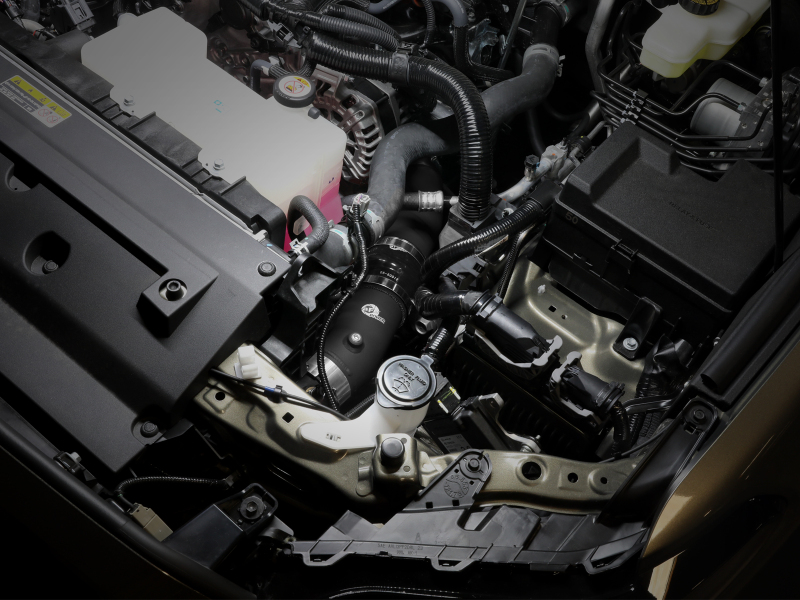 Toyota Tacoma Charge Pipe Kit - aFe - BladeRunner 2.5in & 3in Aluminum Hot & Cold - Black - `24-`25
