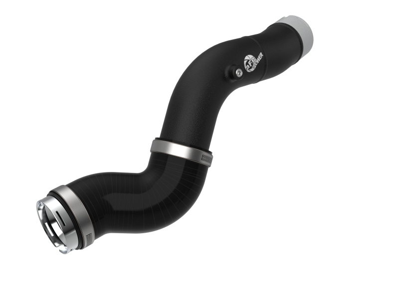 Chevrolet Colorado Intercooler Charge Pipe - aFe - BladeRunner Hot Charge Pipe - Wrinkle Black - `23-`25