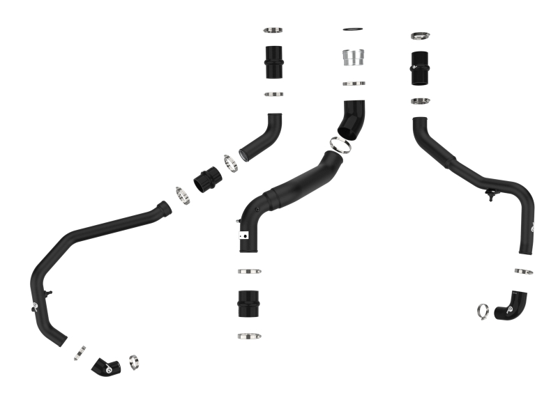 Ford F-150 Intercooler Charge Pipe Kit - aFe - BladeRunner - Black - `24-`26