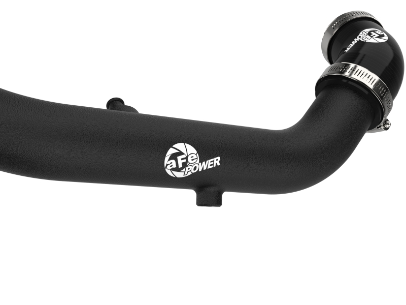 Ford F-150 Intercooler Charge Pipes - aFe - BladeRunner 2in to 2-1/2in Aluminum - Black - `24-`26
