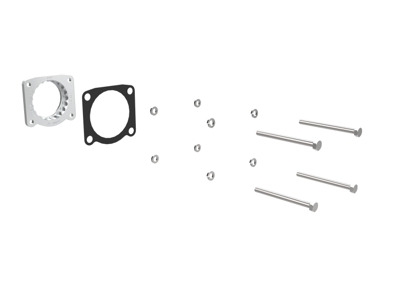 Hyundai Palisade Throttle Body Spacer - aFe - Silver Bullet - Orange - `20-`25