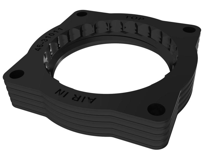 BMW 3 Series Throttle Body Spacer - aFe - Silver Bullet - Black - `07-`13