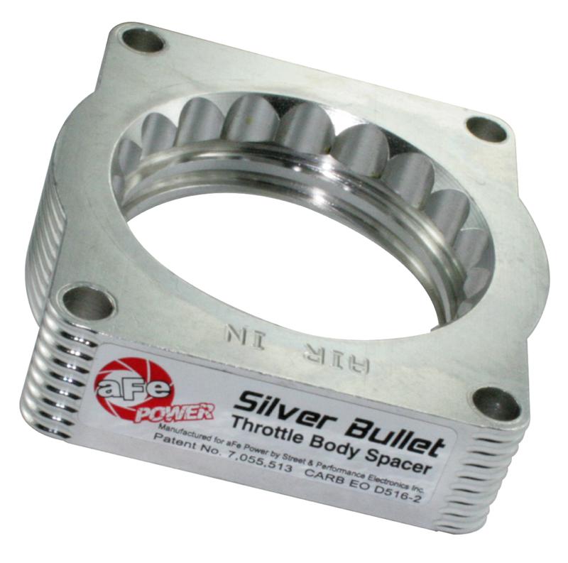 Dodge Ram Throttle Body Spacer - aFe - Silver Bullet - Black - `03-`08