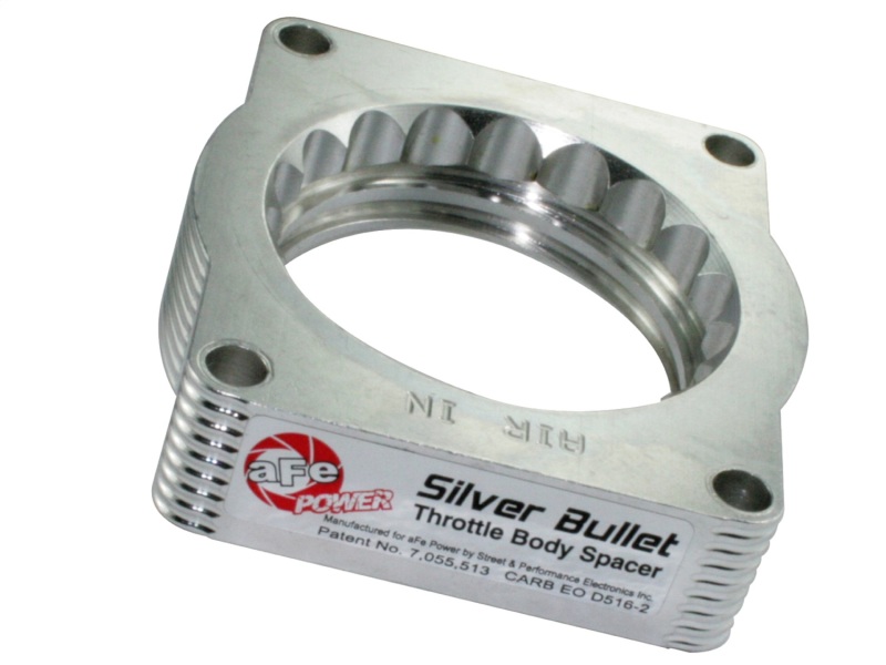 Ford F-150 Throttle Body Spacer - aFe - Silver Bullet - Silver - `04-`10 Ford F-150 Throttle Body Spacer - aFe - Silver Bullet - Silver - `04-`10