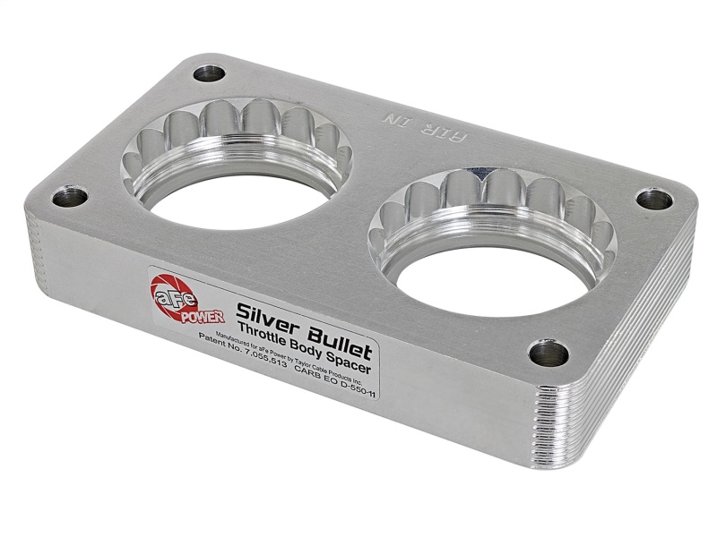 Ford Trucks Throttle Body Spacer - aFe - Silver Bullet - `99-`04