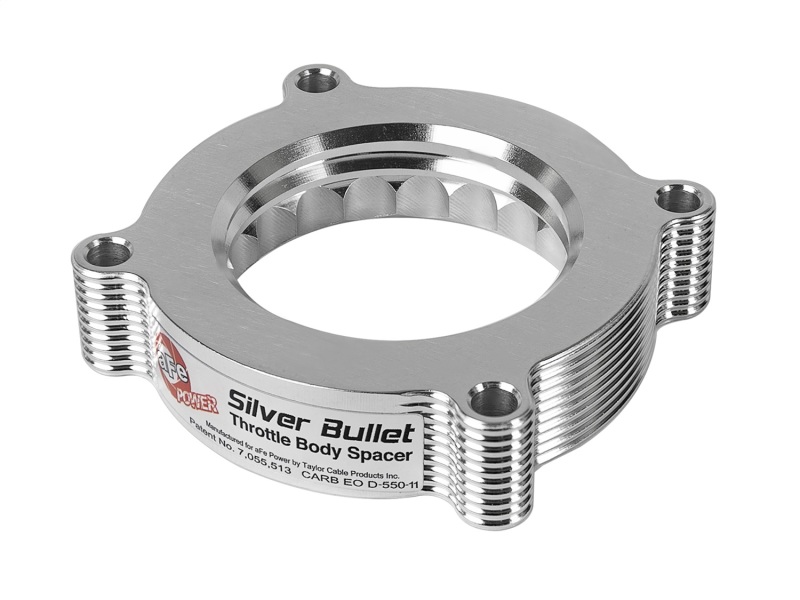 Ford F-150 Throttle Body Spacer - aFe - Silver Bullet - `10-`14 Ford F-150 Throttle Body Spacer - aFe - Silver Bullet - `10-`14