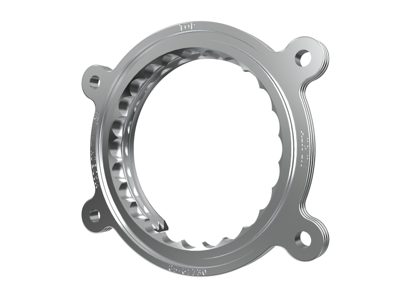 Ford Super Duty Throttle Body Spacer - aFe - Silver Bullet - Orange - `23-`26