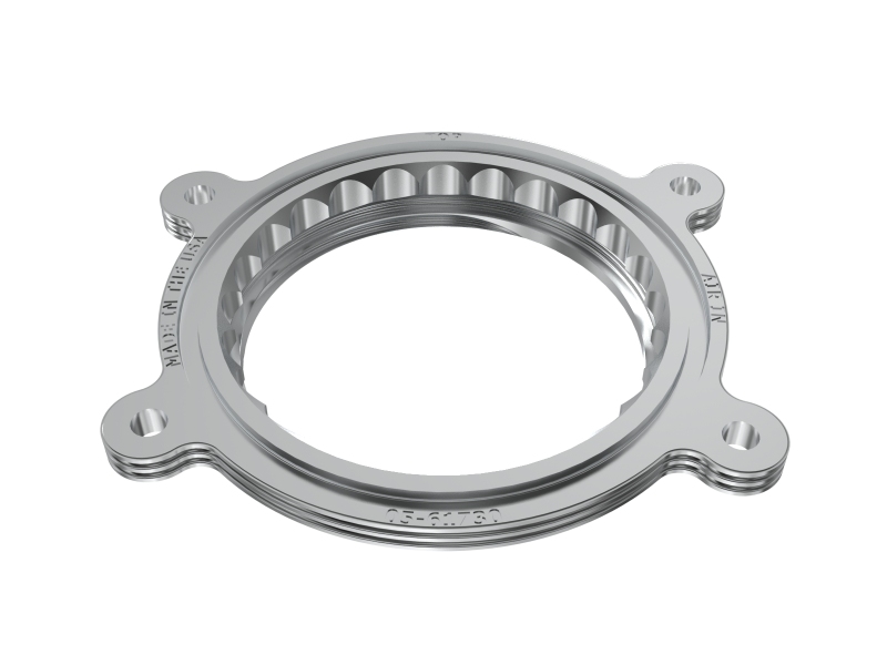 Ford Super Duty Throttle Body Spacer - aFe - Silver Bullet - Orange - `23-`26