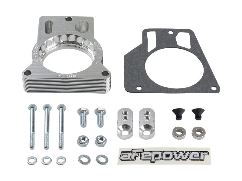 Chevrolet Silverado 2500 Throttle Body Spacer - aFe - Silver Bullet - Black - `96-`00