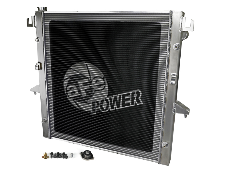 Dodge Diesel Truck Radiator - aFe - BladeRunner Street Series - Brushed Aluminum - `03-`09