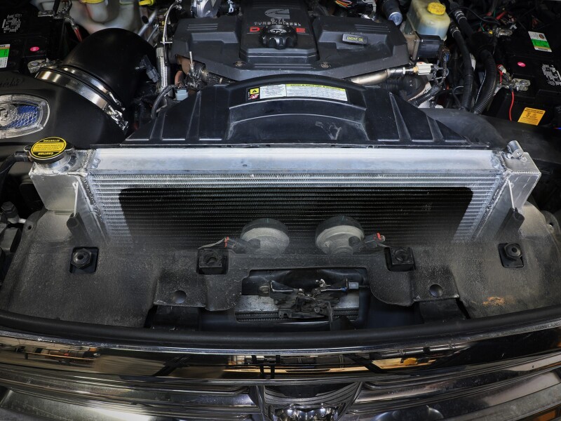 Dodge RAM Radiator - aFe - BladeRunner Street Series High Capacity - Brushed Aluminum - `10-`12