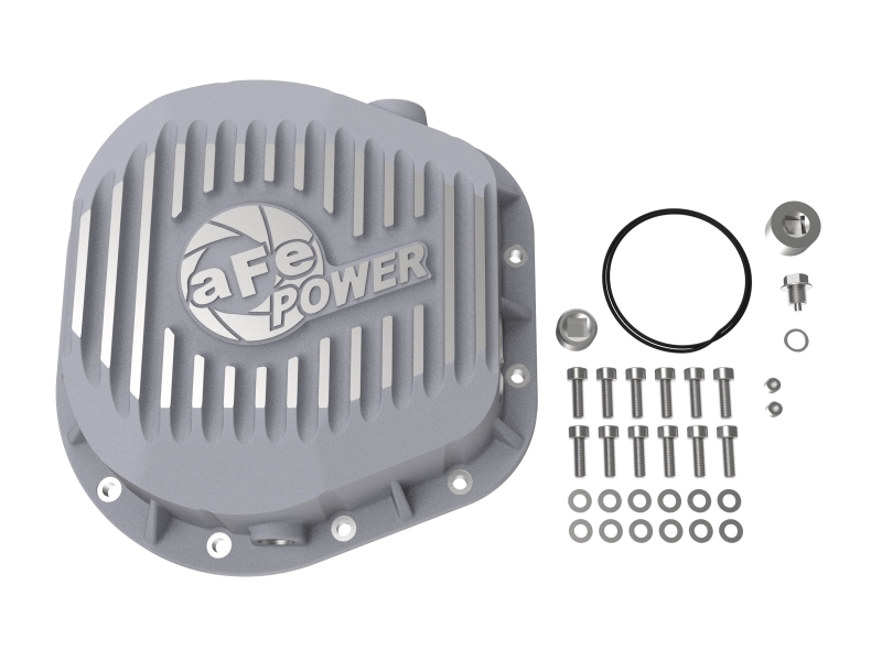 Ford F-250 Rear Differential Cover - aFe - Street Series w/ Machined Fins - Raw - `86-`25
