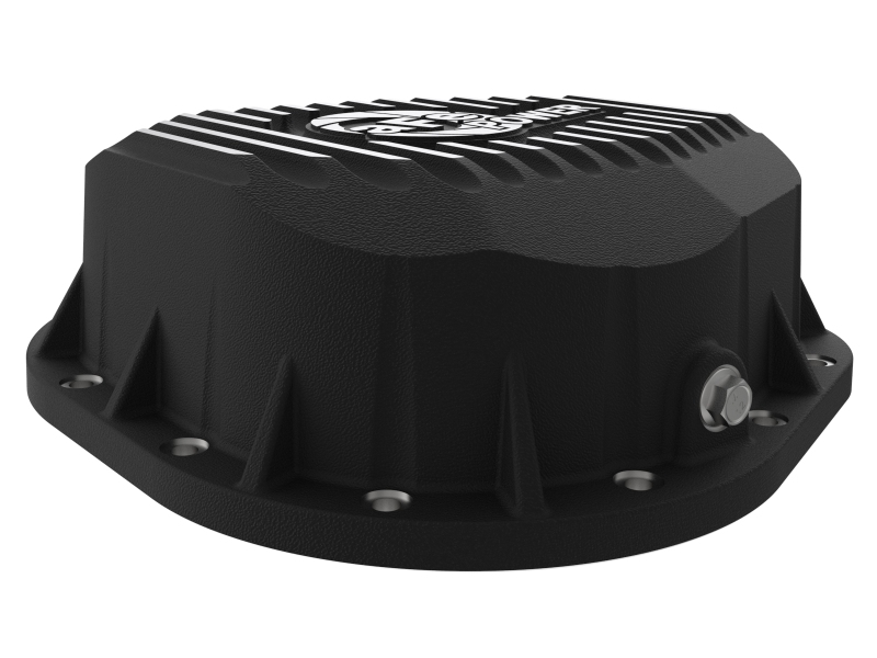 Ford F-250 Rear Differential Cover - aFe - Pro Series - Black with Machined Fins - `86-`25