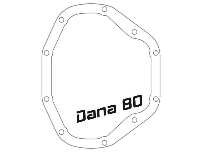 Ford Diesel Trucks Rear Differential Cover - aFe - Street Series - Raw - `99-`07