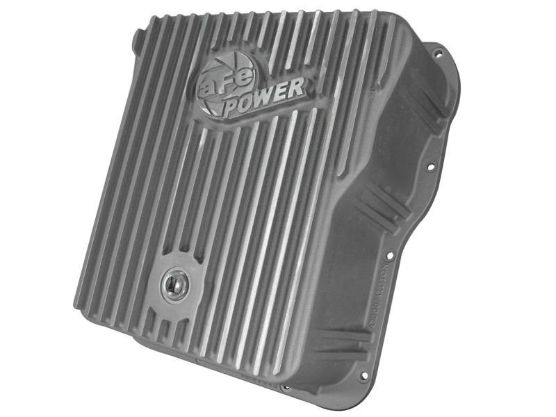 Chevrolet Silverado Transmission Pan Cover - aFe - Street Series - Raw - `01-`19