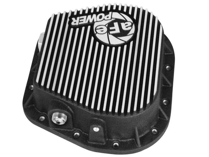 Ford F-150 Diff Cover - Rear - aFe - Pro Series Machined Fins - Black - `97-`23