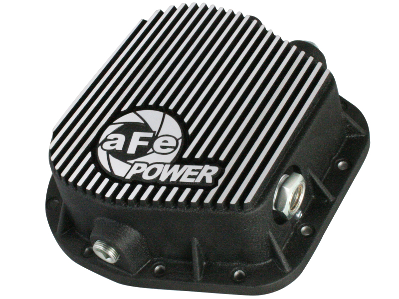 Ford F-150 Differential Cover - Rear - aFe - Pro Series with Machined Fins - Black - `97-`23