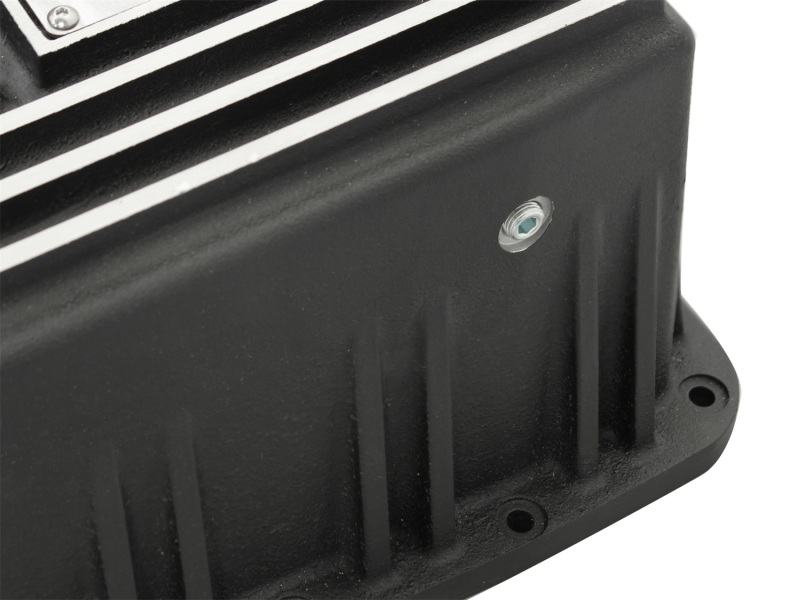 Ford F-150 Transmission Pan - aFe - Pro Series - Black w/ Machined Fins - `09-`14