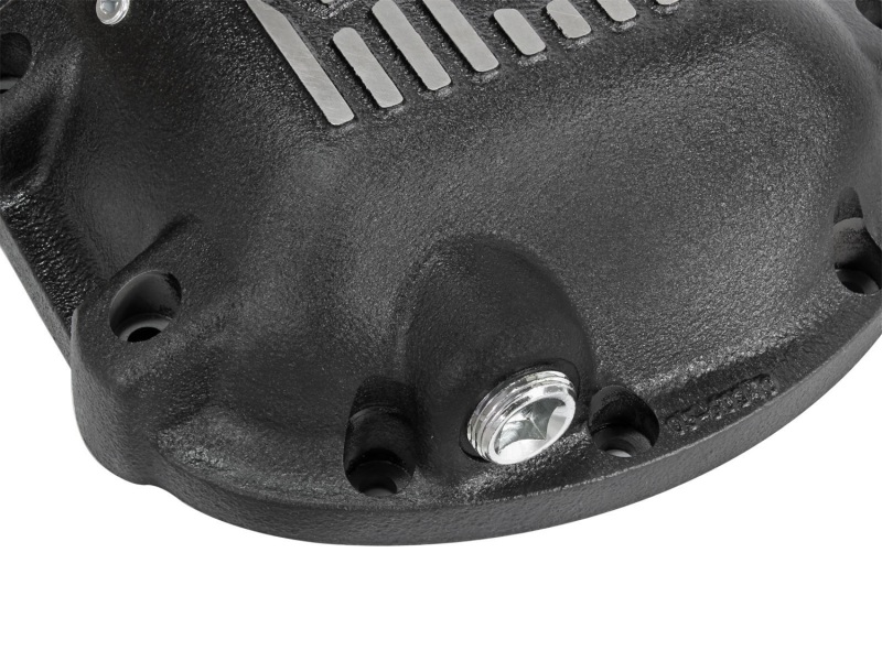 Jeep Dana 30 Differential Cover - aFe - Pro Series Machined Fins - Black - `97-`15