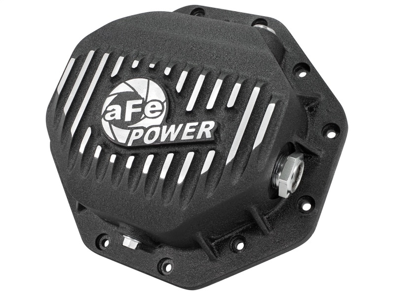 Dodge 1500 Rear Differential Cover - aFe - Pro Series - Black Machined - `94-`18