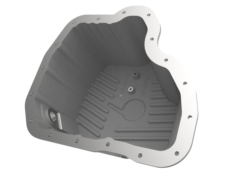 GMC Sierra HD Engine Oil Pan - aFe - Street Series with Machined Fins - Raw - `01-`10