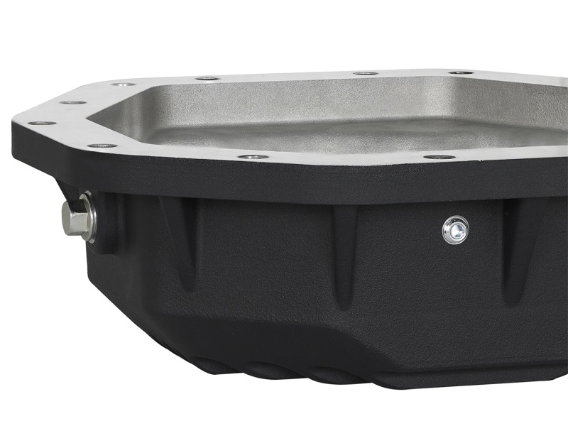 Ford Diesel Trucks Diff Cover - Rear - aFe - Pro Series w/ Machined Fins - Black - `17-`23