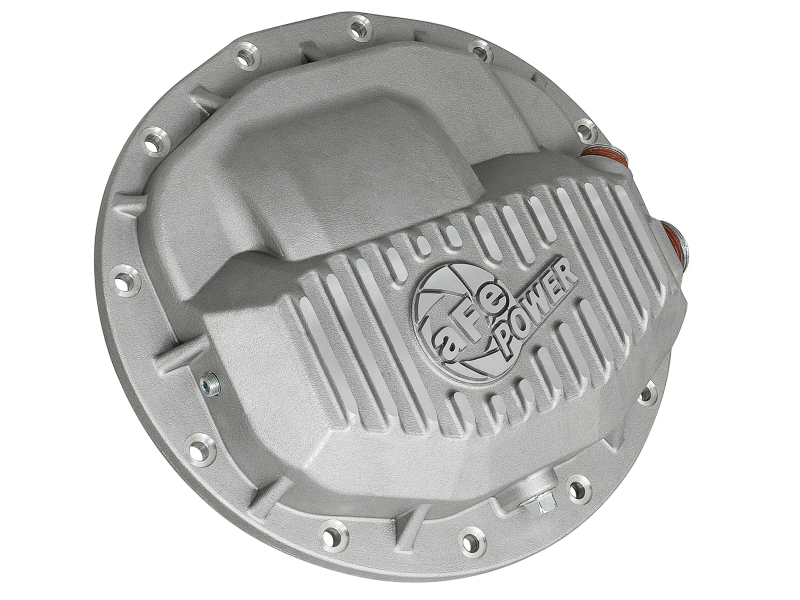 RAM 2500 Differential Cover - Front - aFe - Street Series w/ Machined Fins - Raw - `13-`18