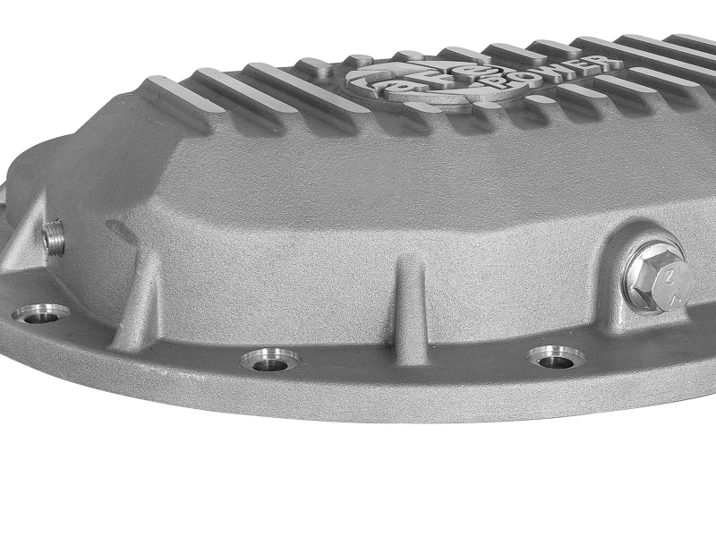RAM 3500 Differential Cover - Front - aFe - Street Series w/ Machined Fins - Raw - `13-`23