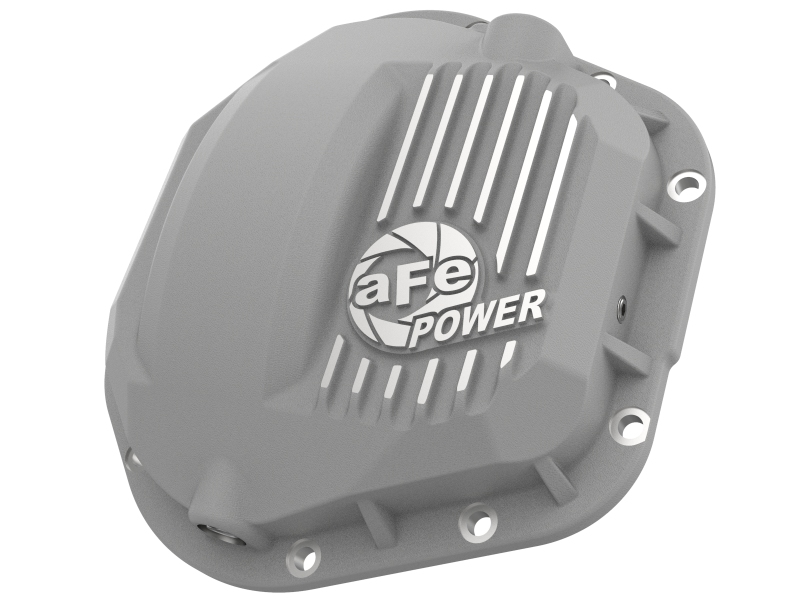 Ford F-250 Differential Cover - Front - aFe - Street Series Dana 60 w/ Machined Fins - Raw - `99-`23 Ford F-250 Differential Cover - Front - aFe - Street Series Dana 60 w/ Machined Fins - Raw - `99-`23