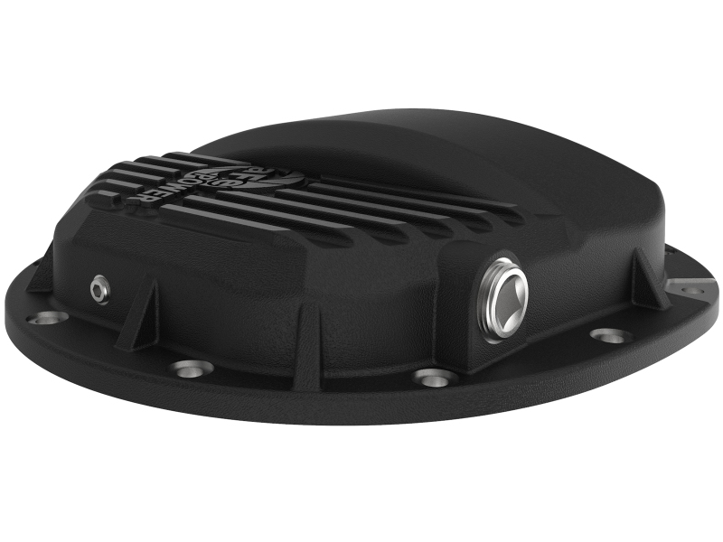 GMC Sierra 1500 Differential Cover - Rear - aFe - Pro Series AAM 9.5/9.76 w/ Machined Fins - Black - `14-`23