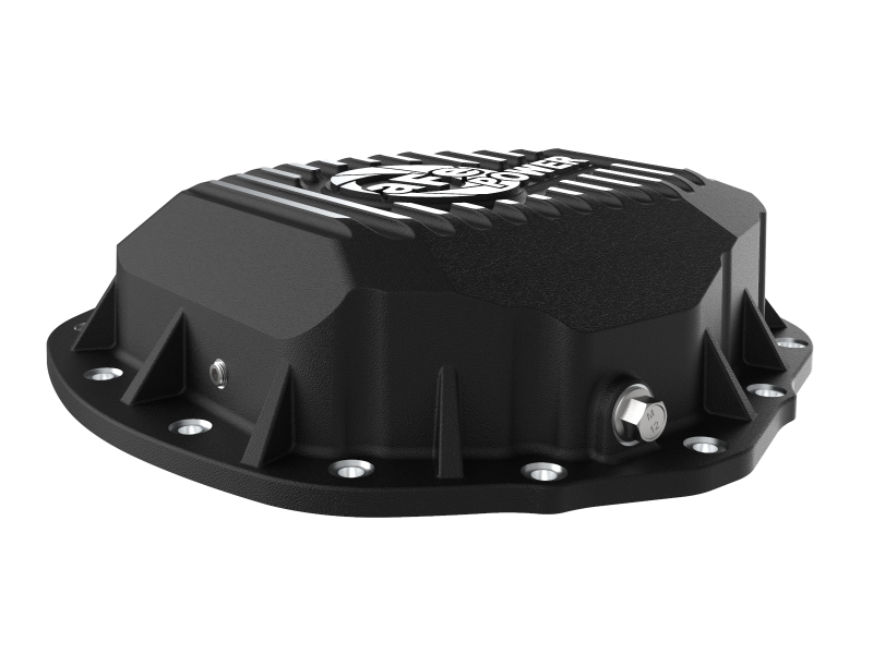 Ram 3500 Rear Differential Cover - aFe - Street Series w/ Machined Fins - Black - `19-`20