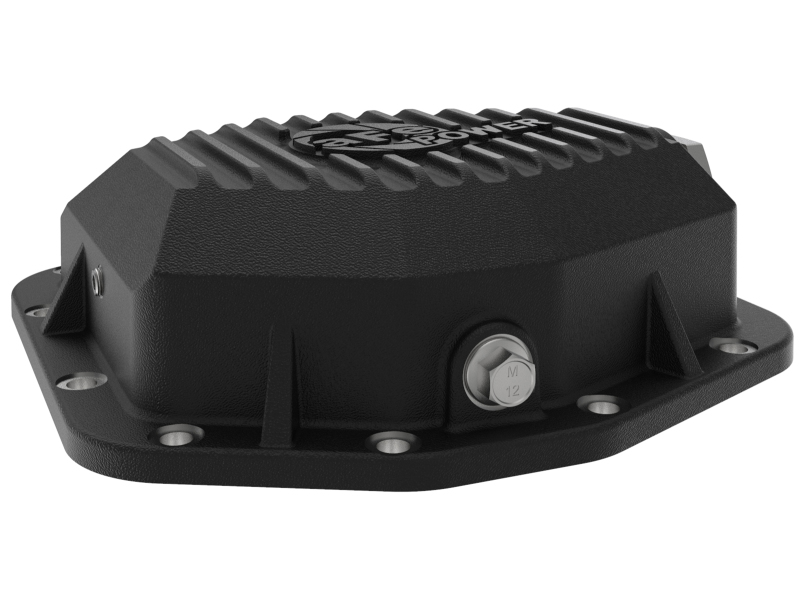 Ford Ranger Differential Cover - Rear - aFe - Pro Series with Machined Fins - Black - `19-`23