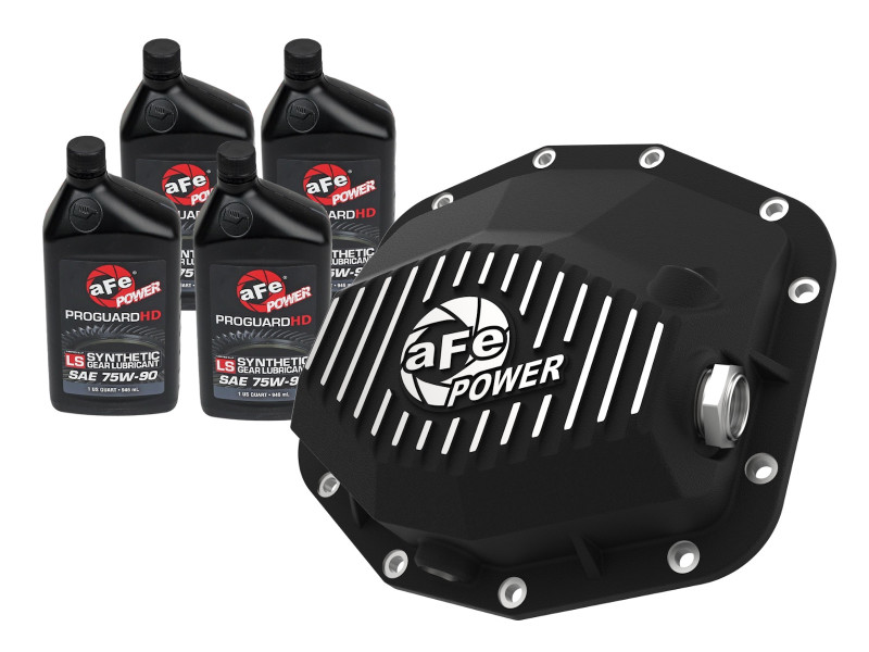 Ram 1500 TRX Differential Cover - Rear - aFe - Pro Series - Black - `21-`22