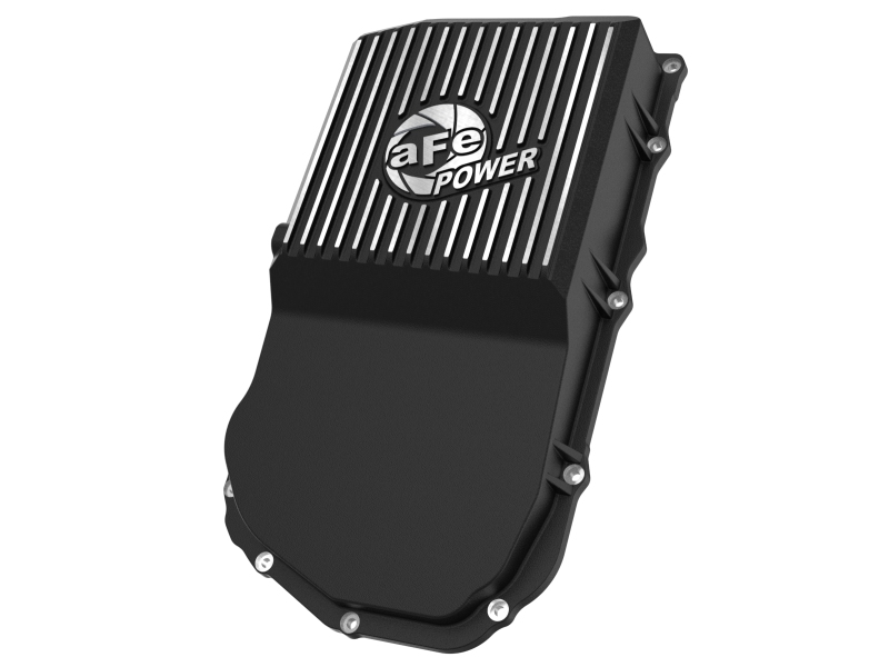 RAM 1550 TRX Transmission Pan - aFe - Pro Series with Machined Fins - Black - `21-`24 RAM 1550 TRX Transmission Pan - aFe - Pro Series with Machined Fins - Black - `21-`24