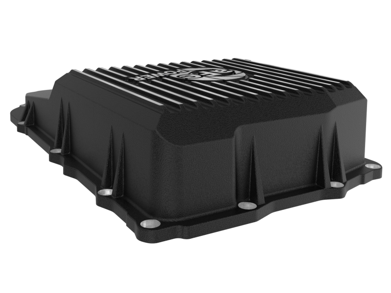 RAM 1550 TRX Transmission Pan - aFe - Pro Series with Machined Fins - Black - `21-`24