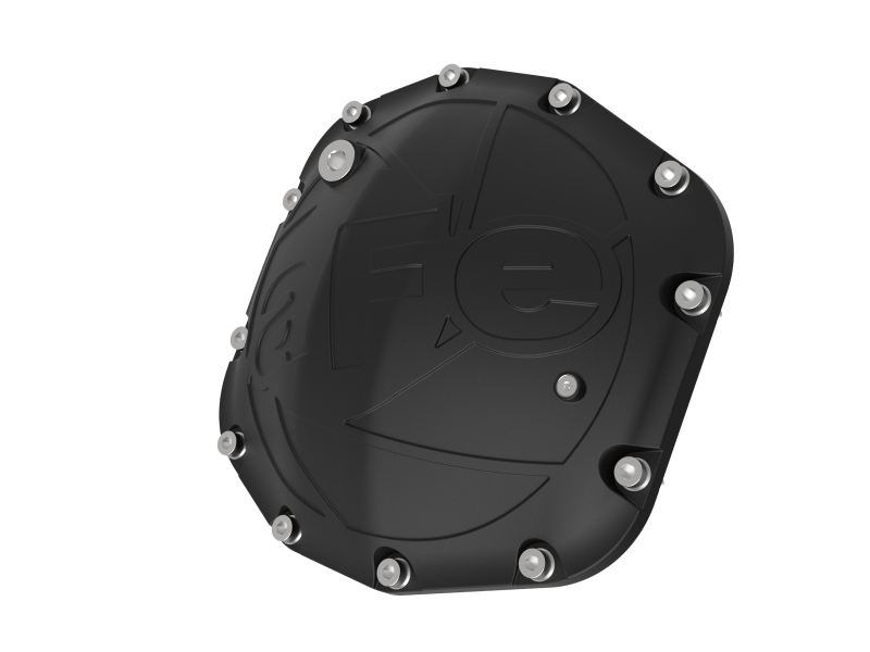 Jeep Wrangler Differential Cover - Rear - aFe - Pro Series - Black - `18-`25