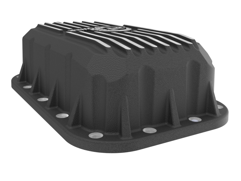 Jeep Wrangler Engine Oil Pan - aFe - Pro Series with Machined Fins - Black - `12-`18