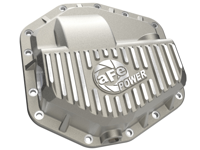 Ford F-350 Differential Cover - Front - aFe - Street Series w/ Machined Fins - Raw - `23-`26